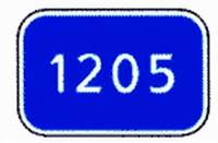 Знак 6.13 Километровый знак